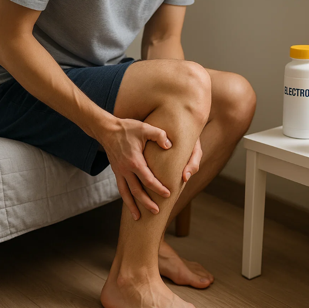 다리에-쥐가-난-사진