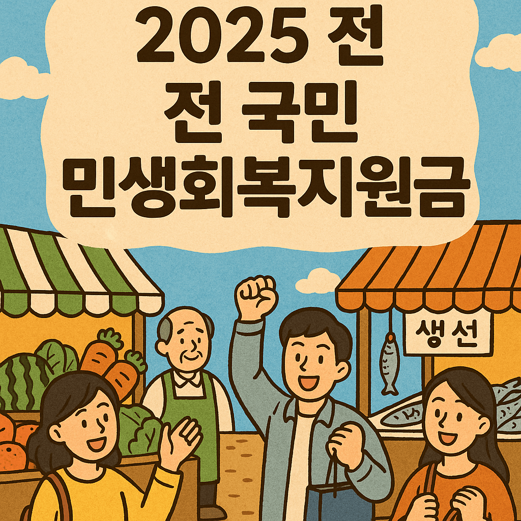 2025 전국민 민생지원금 확정 지급 대상·신청방법 총정리