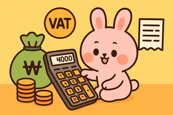 부가세 계산기 확인 절차