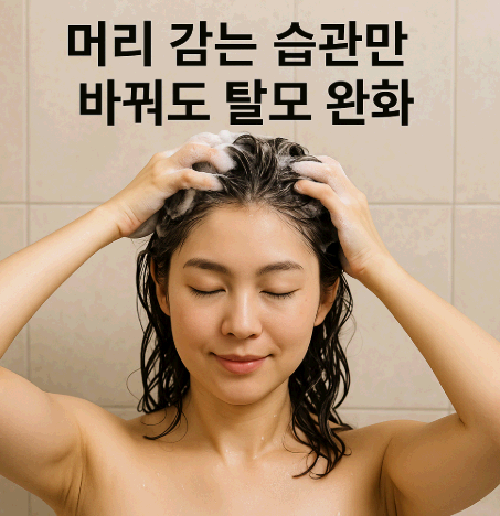 머리 감는 습관만 바꿔도 탈모 완화