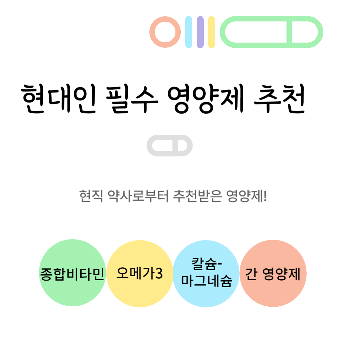 현대인 영양제 추천