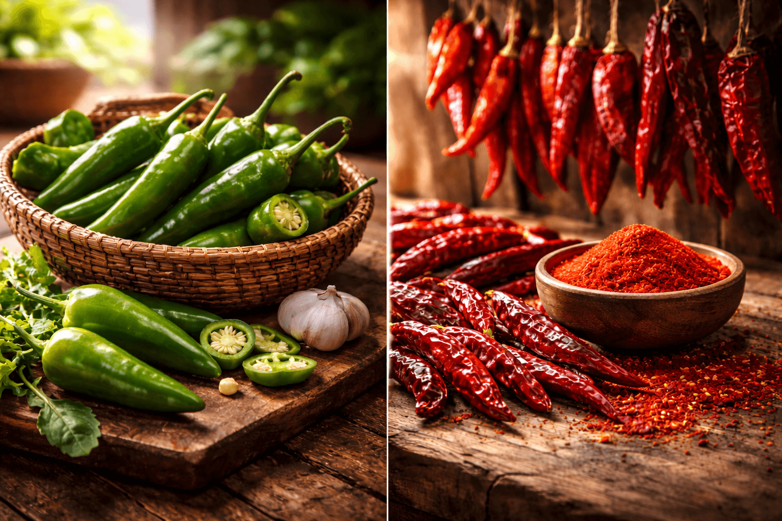 한국 고추 품종 특징: 청양고추와 태양초의 차이