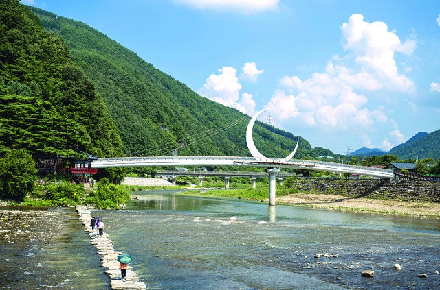 정선아우라지 계곡