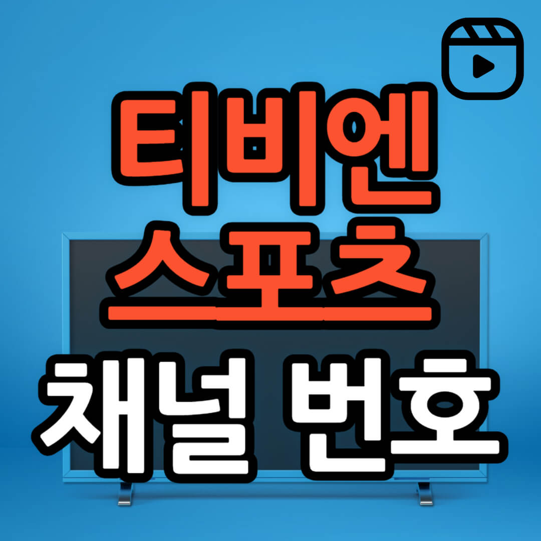 지역별 티비엔 스포츠 채널 번호(+ tvN SPORTS 편성표)