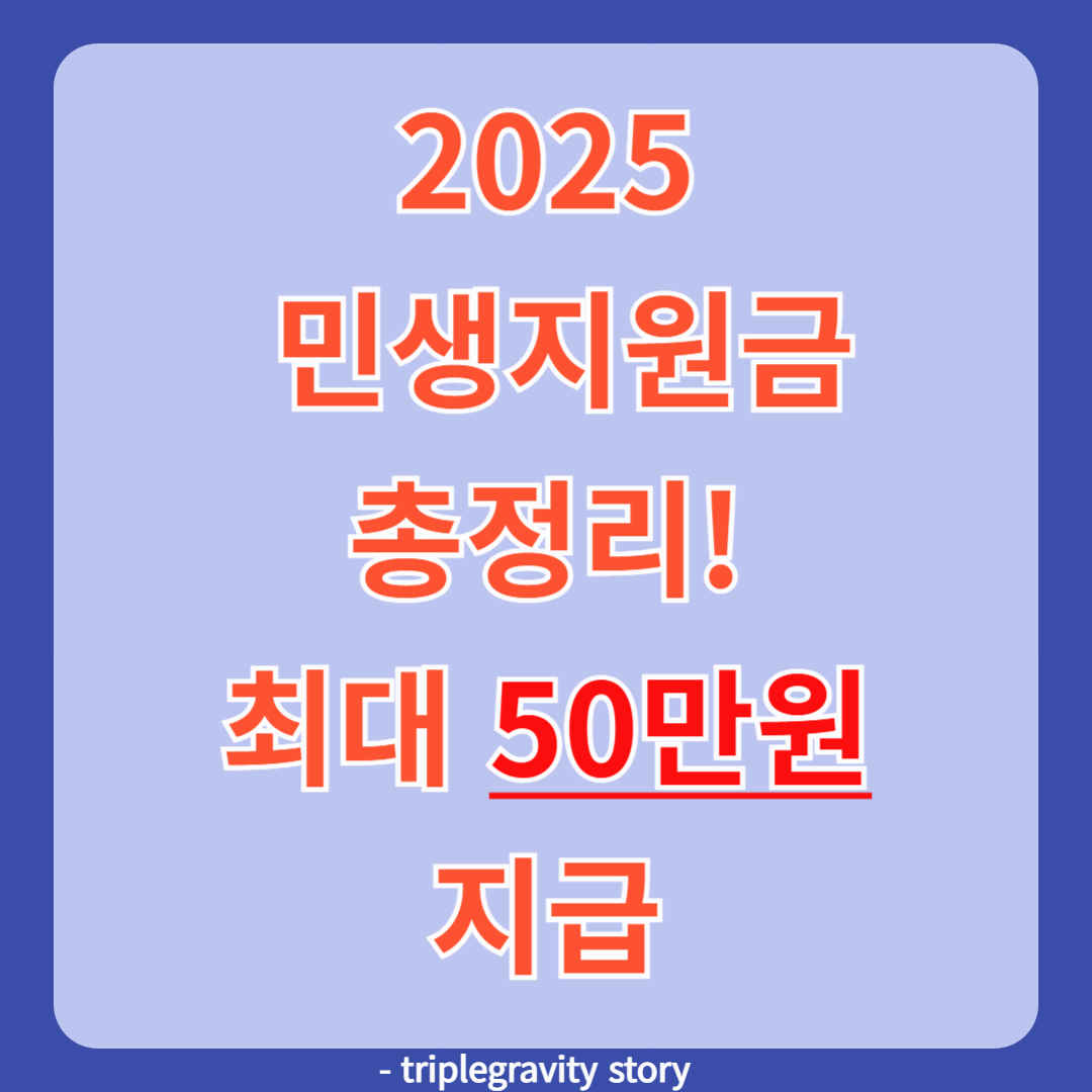 “2025 민생지원금 총정리