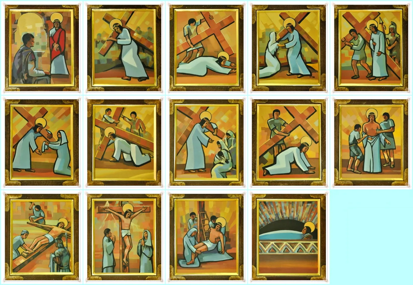 천주교 예수님 고난을 따라가는 십자가의 길 기도문 14처 전체_4