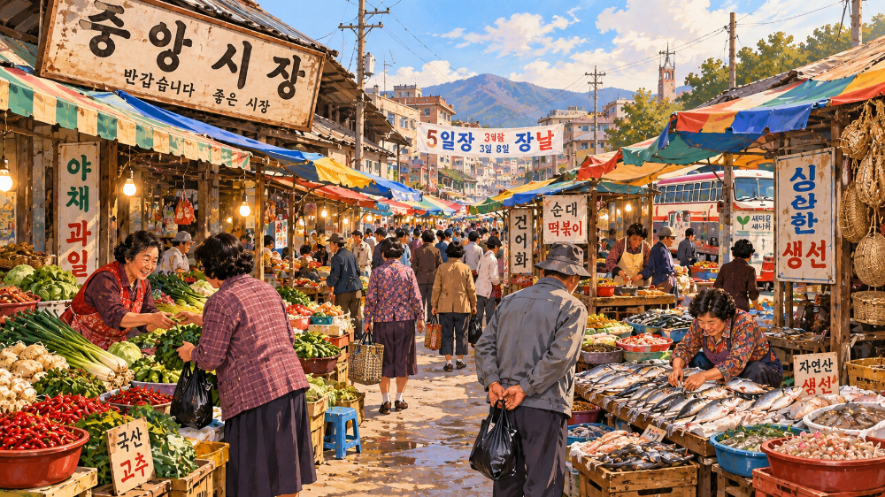 재래시장이 대한민국 장보기의 중심이었던 시절