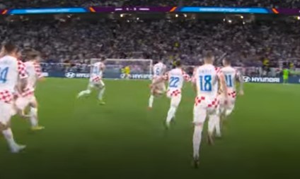 크로아티아 선수들의 좋아하는 모습