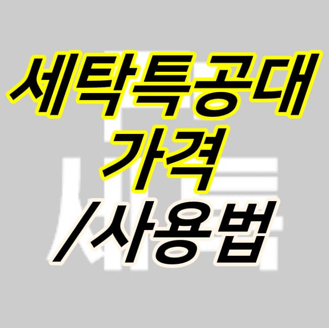 세탁특공대-가격-및-사용법