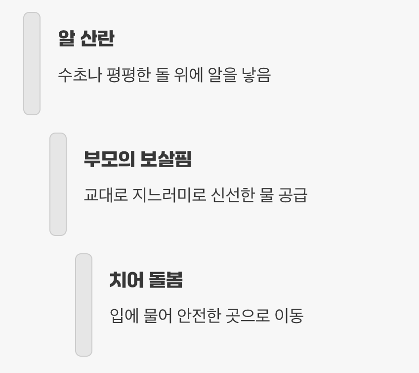 번식 - 감동적인 '부성애와 모성애'