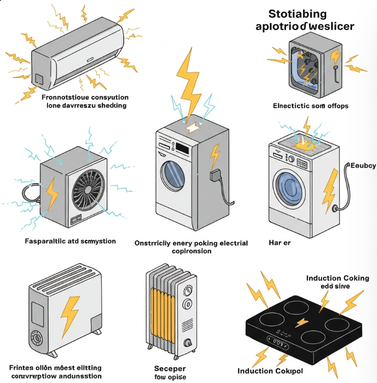전기 많이 먹는 가전의 특징들