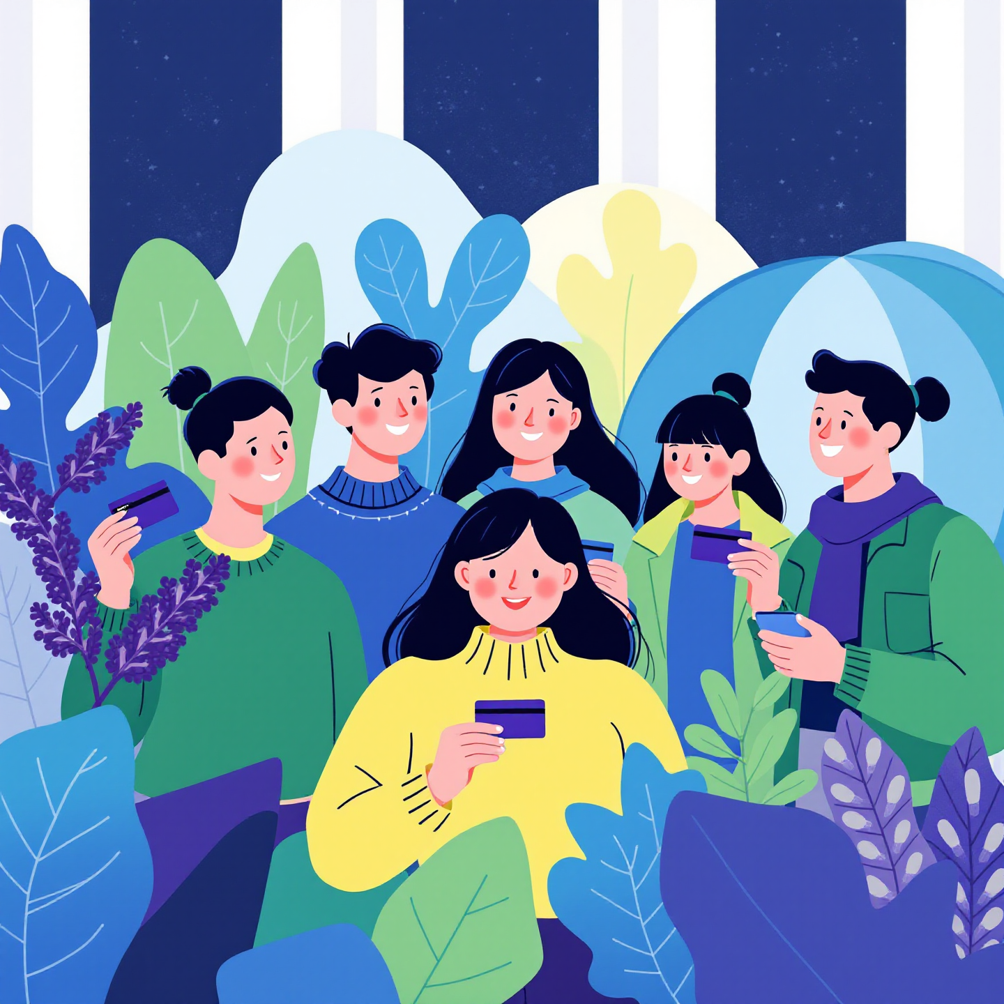 비즈플러스 카드 대상 소상공인들