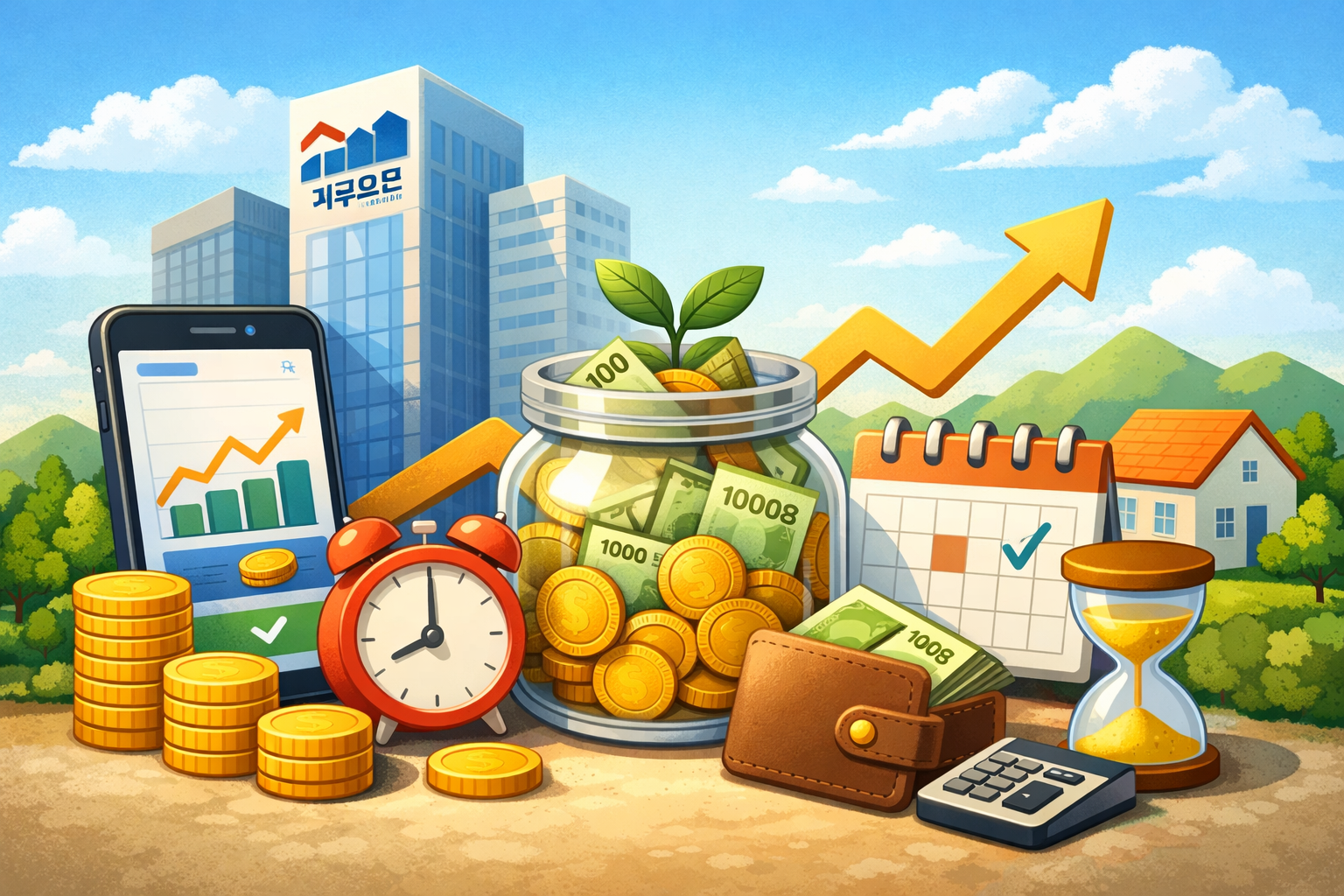 애큐온저축은행 머니모으기 파킹통장 이자 총정리｜금리&middot;개설방법&middot;만기까지 한눈에 관련 사진