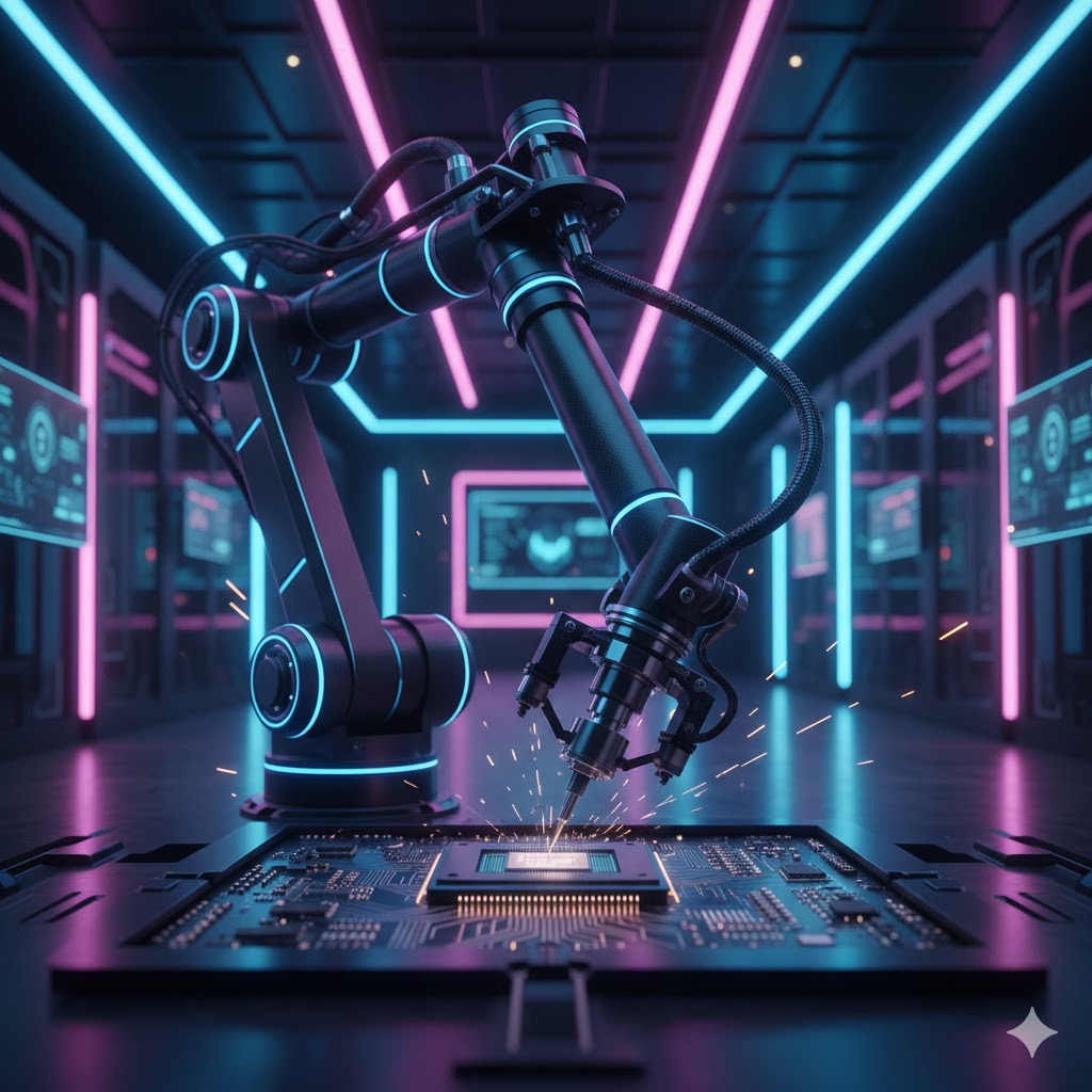 "가정용 비서 역할을 수행하는 세련된 디자인의 휴머노이드 로봇"