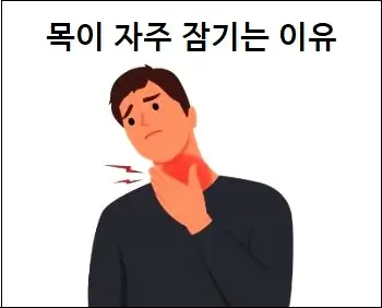 목이 자주 잠기는 이유