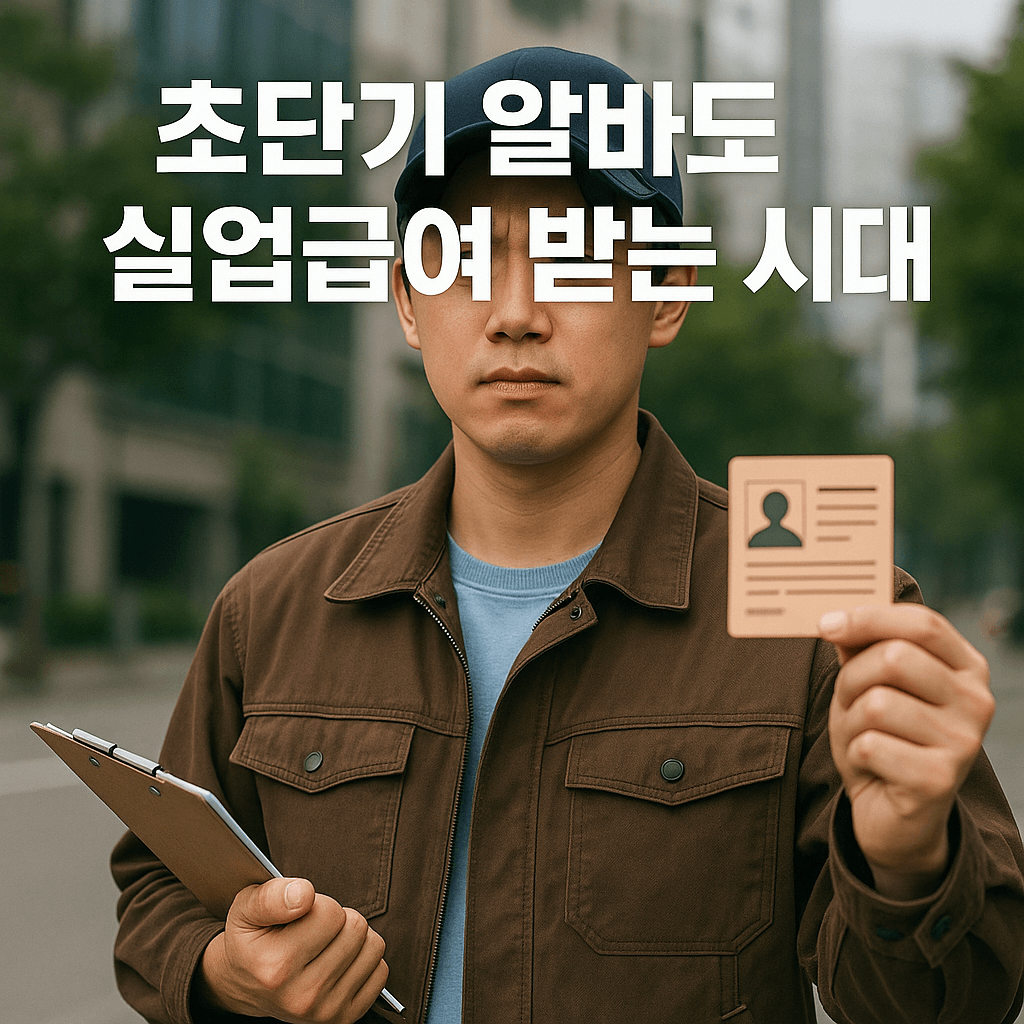 초단기 알바도 실업급여 받는 시대