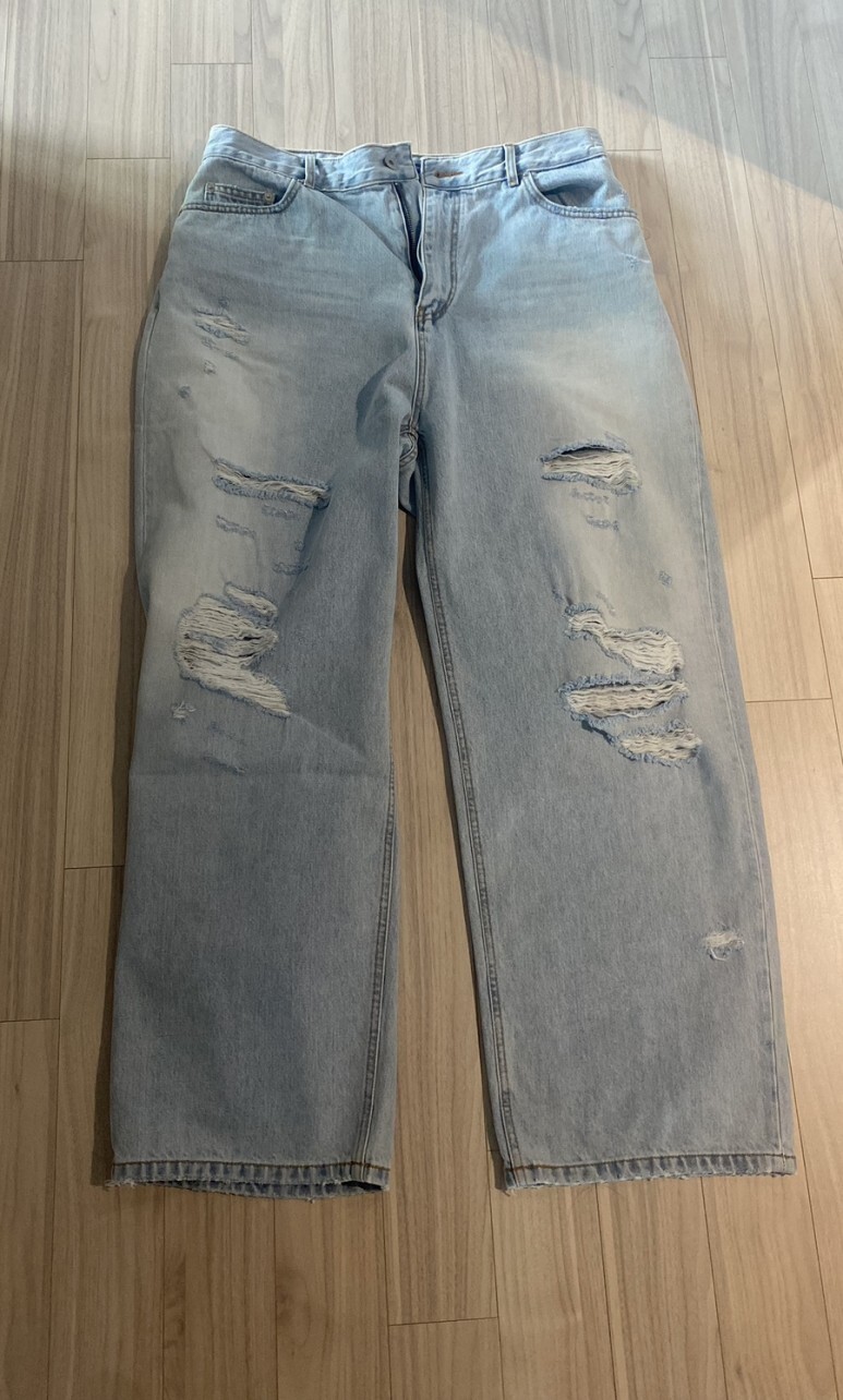 에러스익셉티드(EEC) DP645BL 디스트레스드 데님팬츠(Light Blue)