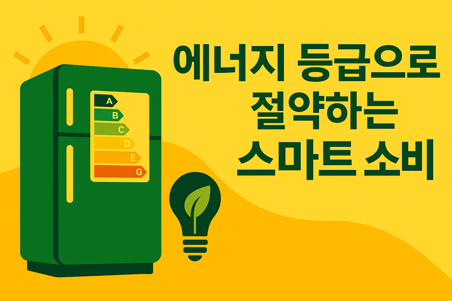 &quot;에너지 등급으로 절약하는 스마트 소비&quot;