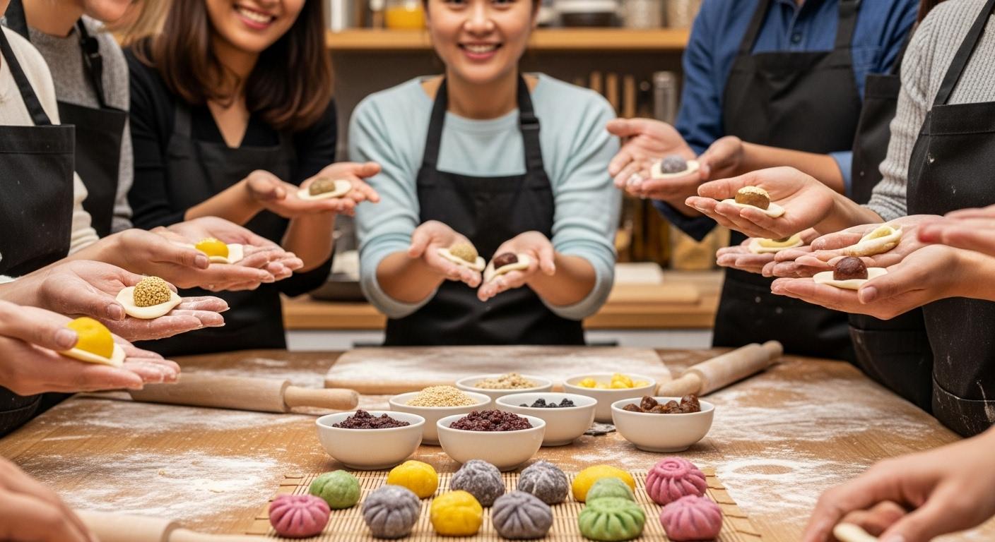 송편만들기 수업