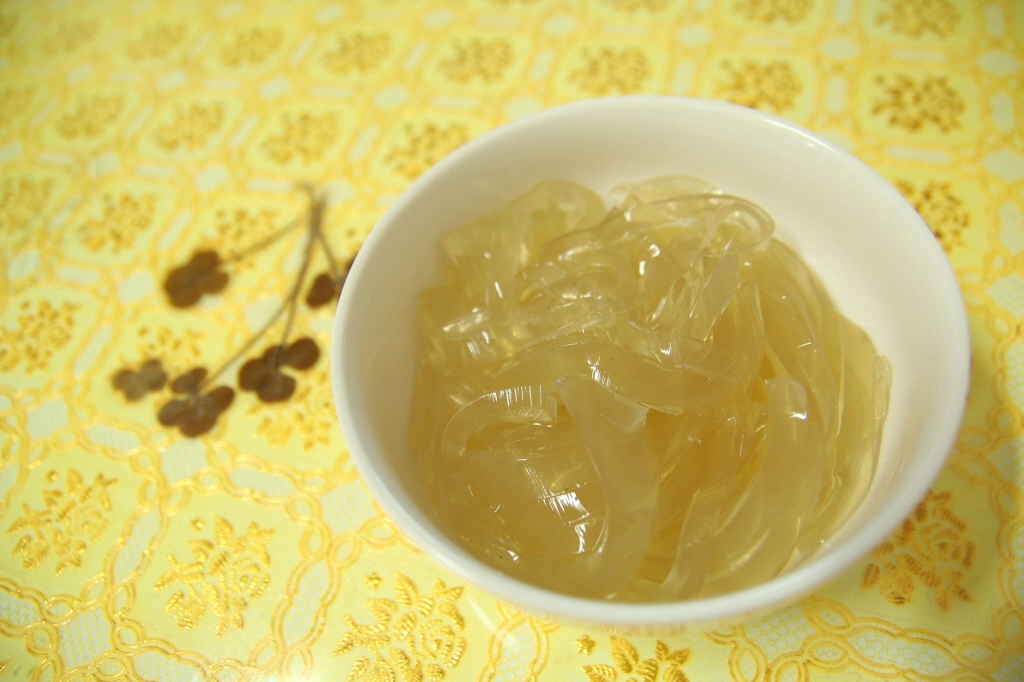 우뭇가사리 우무묵 모습