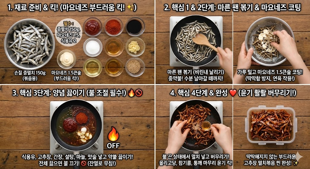 멸치고추장볶음 황금레시피