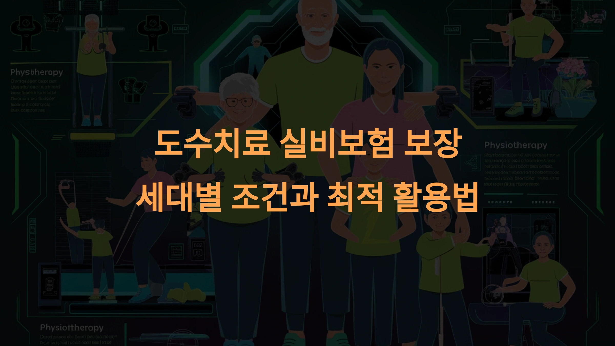 도수치료 실비보험 보장: 세대별 조건과 최적 활용법
