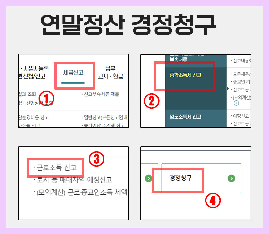 연말정산 기한후 신고