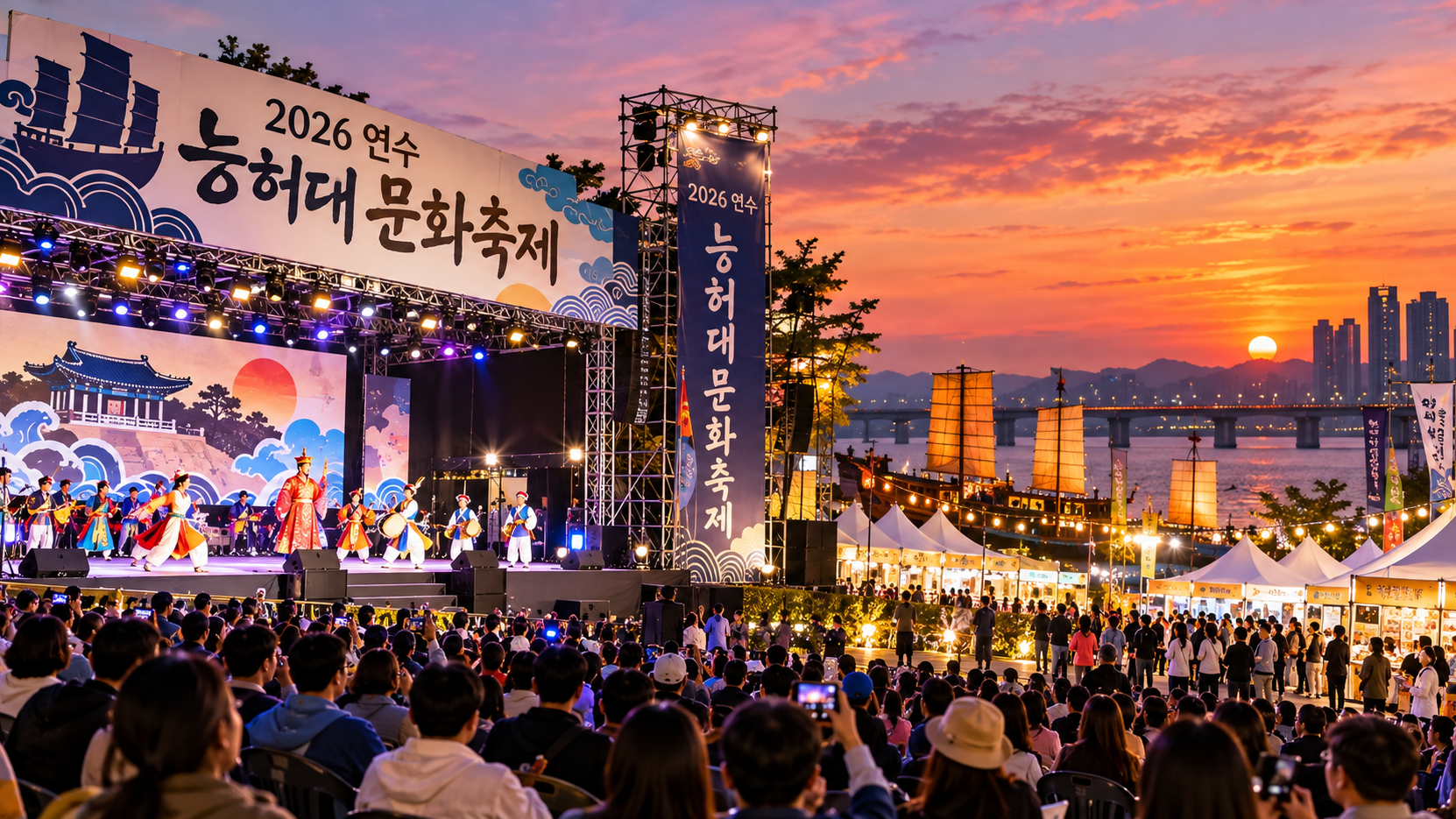 2026 능허대 문화축제 일정 주차 라인업 3분 완벽 정리