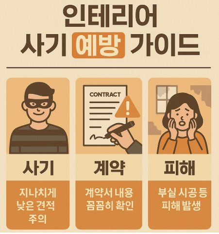 인테리어 사기 예방 가이드
