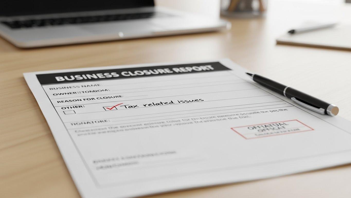 개인사업자 폐업신고 세금