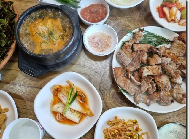 봉화-솔잎구이-솔잎숯불구이