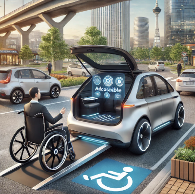장애인 자율주행차 관련 이미지