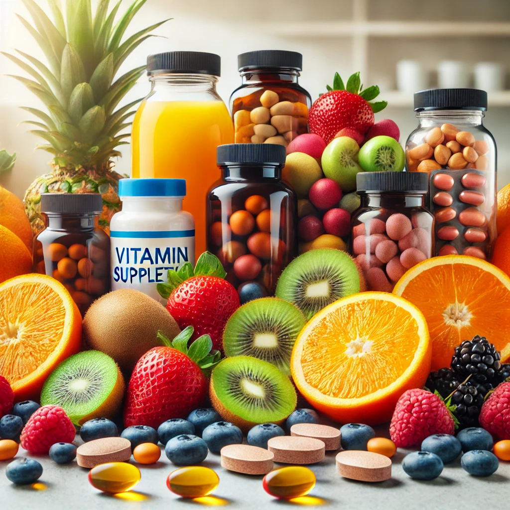 종합비타민 신선한과일 사진