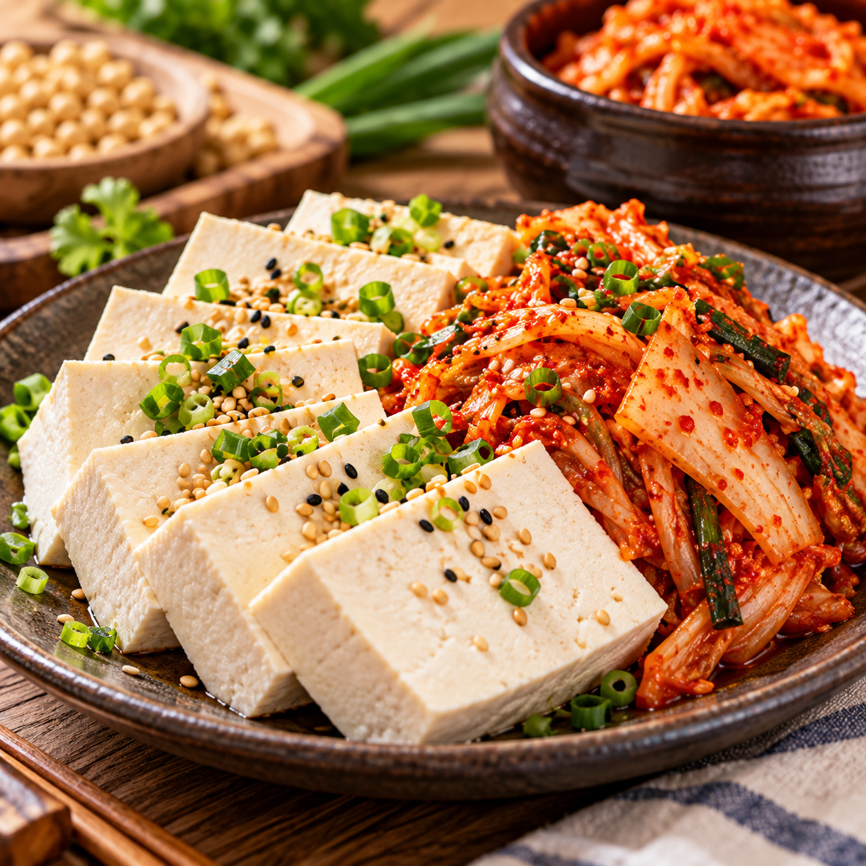 두부와 김치 함께 먹으면 좋은 점