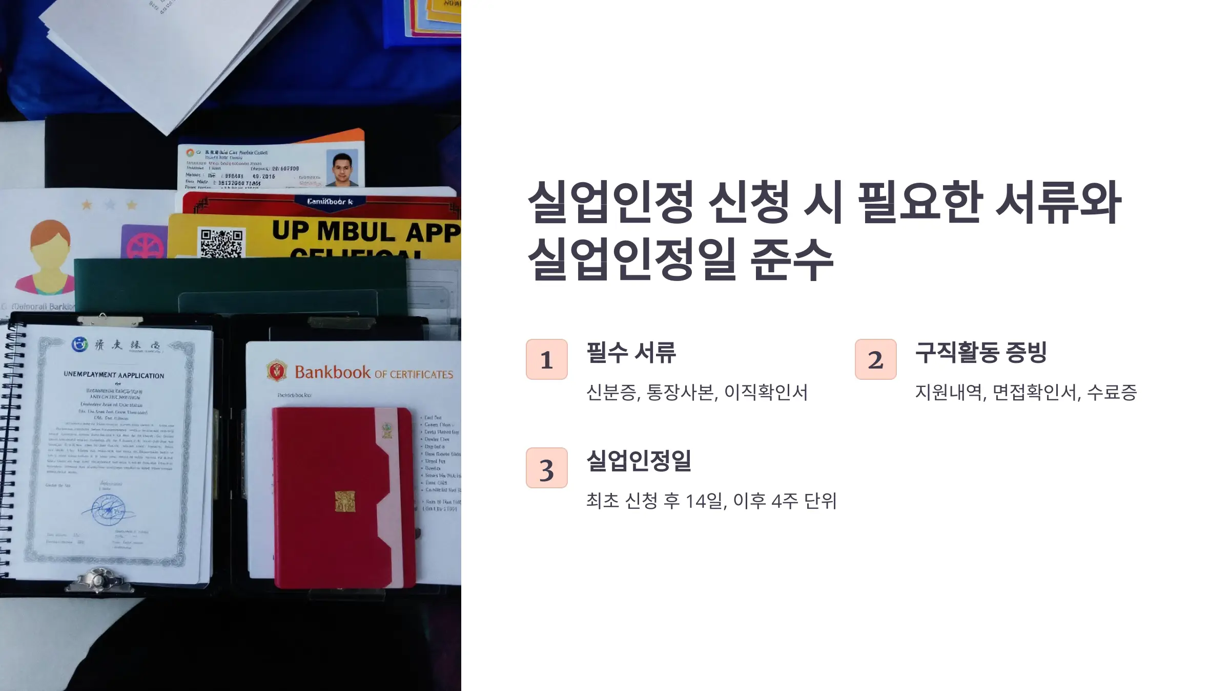 실업급여 구직활동, 실업인정 신청방법, 실업급여 신청, 실업인정 필요서류