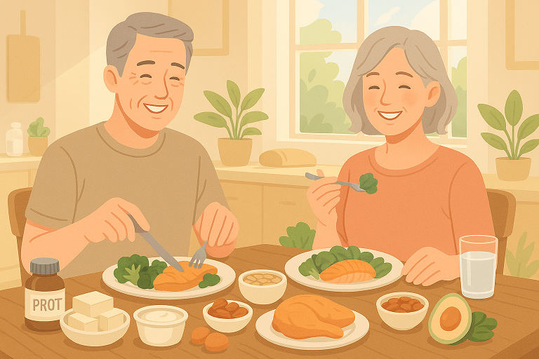 근육 노화 방지법 (고단백 식단, 노화 예방, 단백질 섭취)