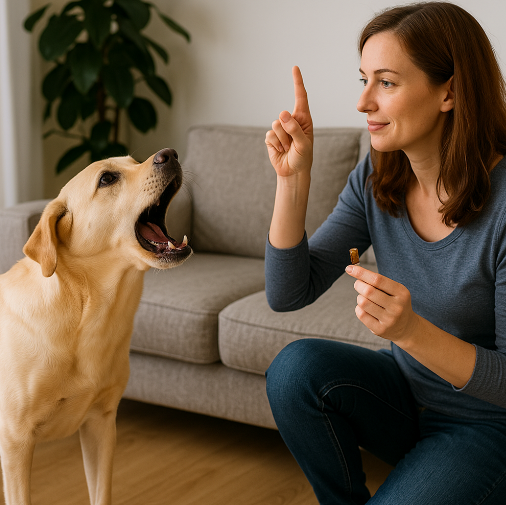 짖는 강아지 훈련법