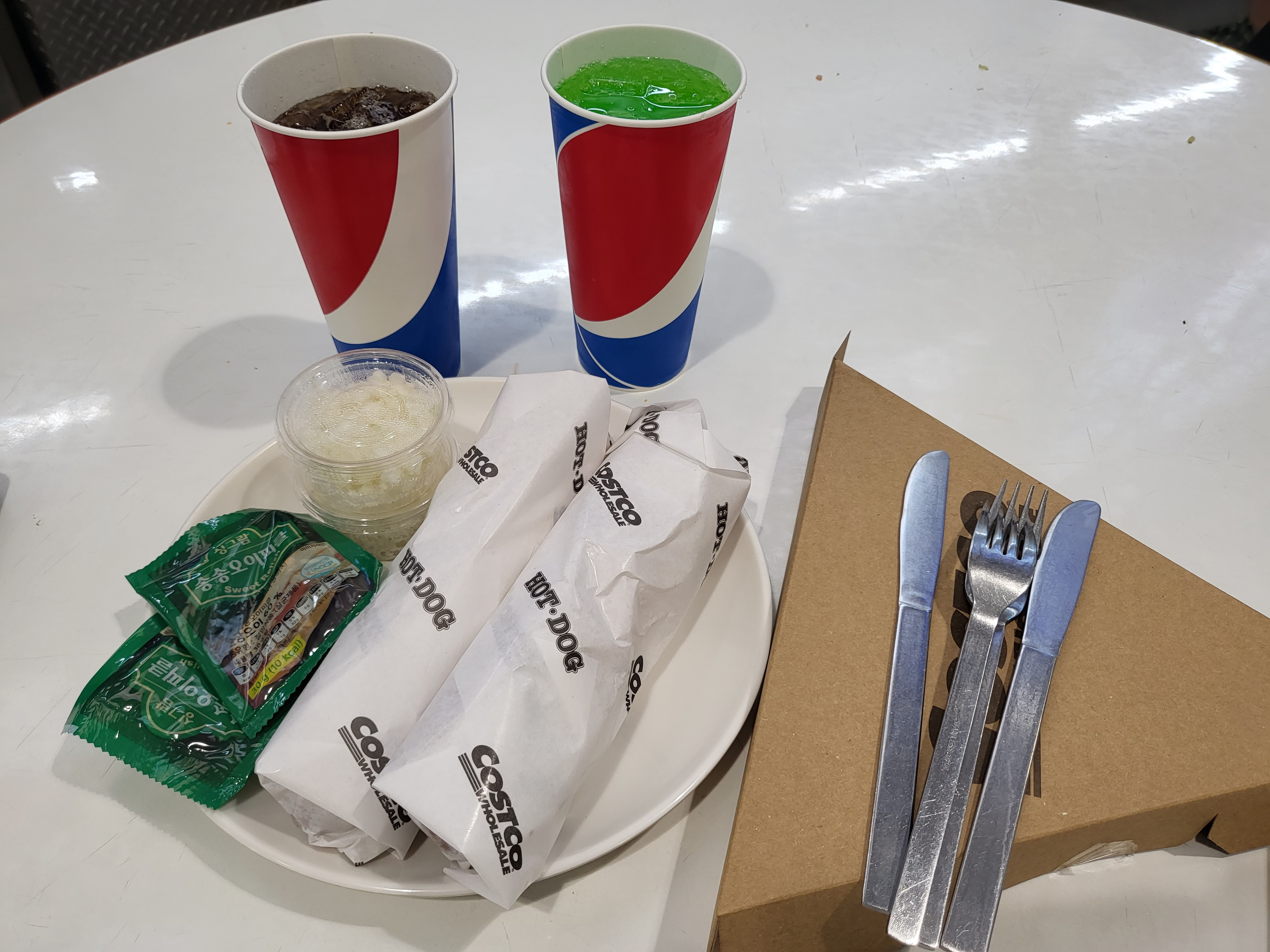 쇼핑 산책 - 핫도그 셋트