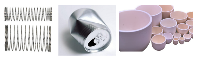 점단 탄성 계수를 언급할 때 주로 예시로 드는 소재들