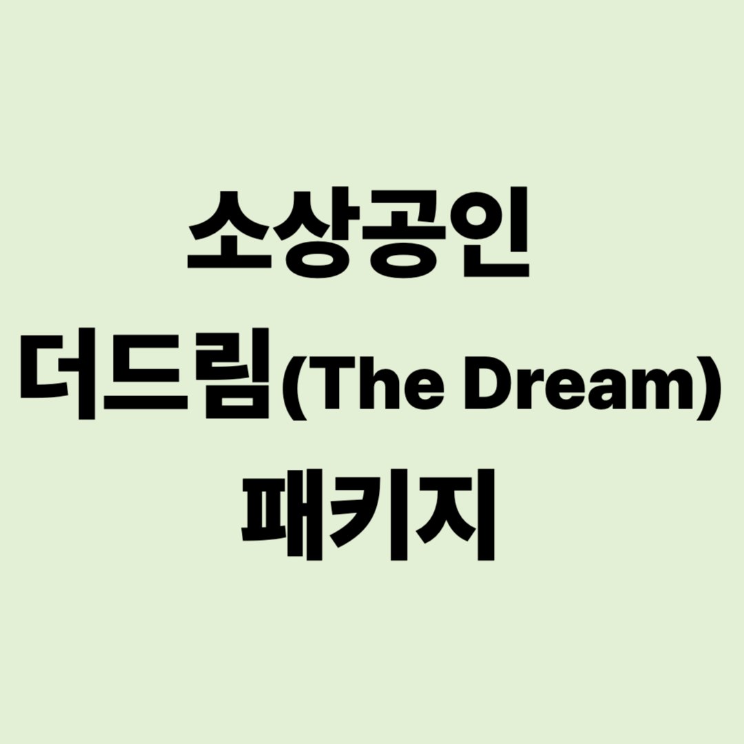 소상공인 더 드림 패키지