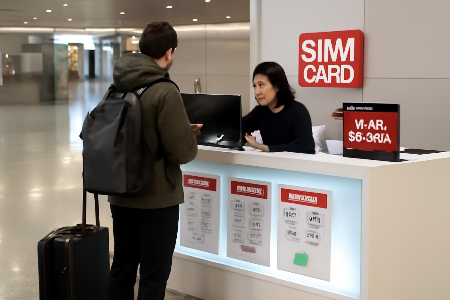 김해공항 유심교체 대기시간