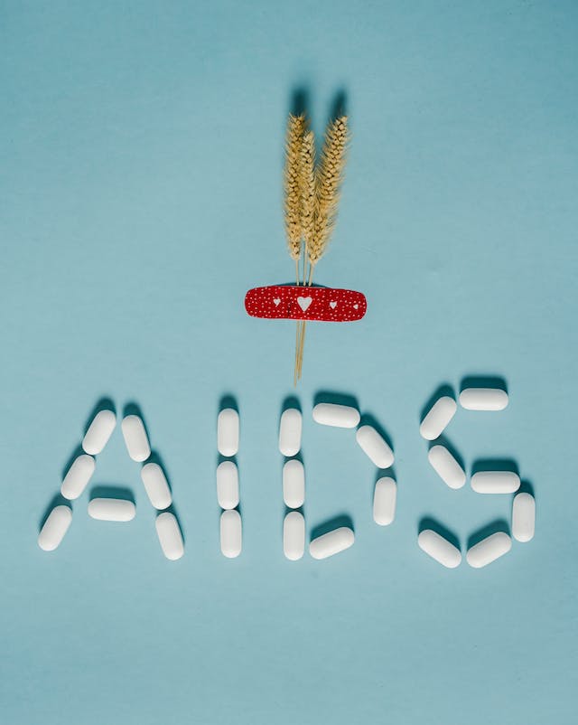 AIDS 글자