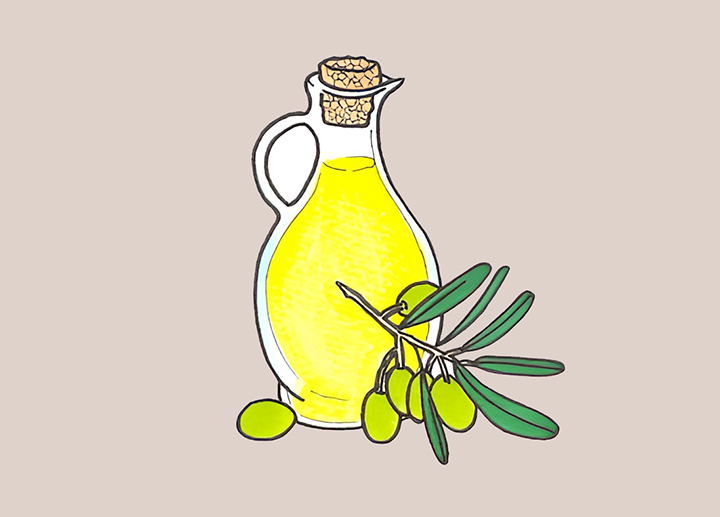 올리브와-병에-담긴-올리브유