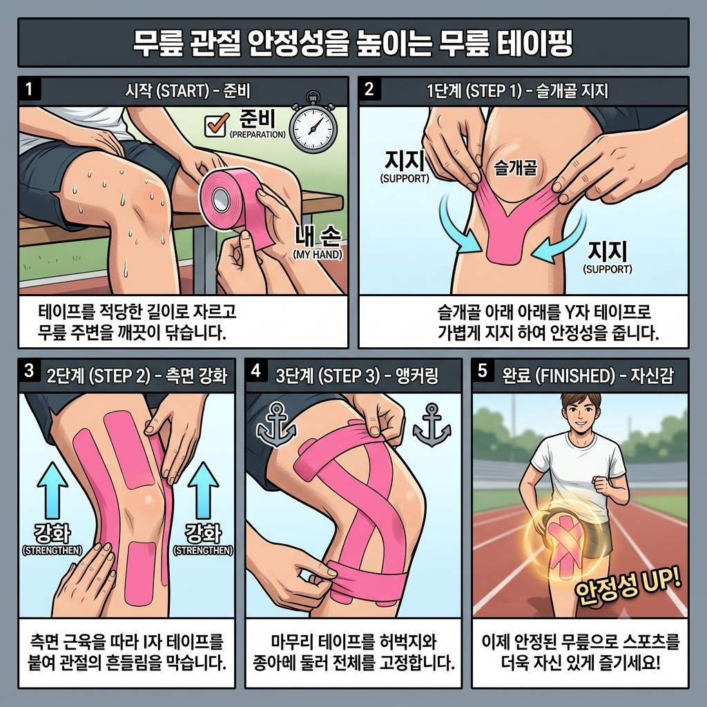 무릎테이핑