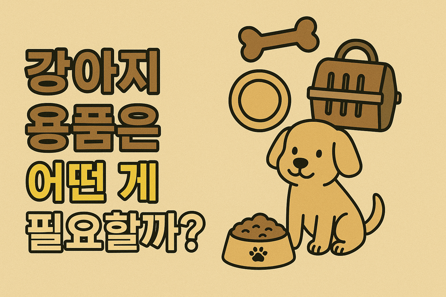 강아지 용품 구매가이드 이미지