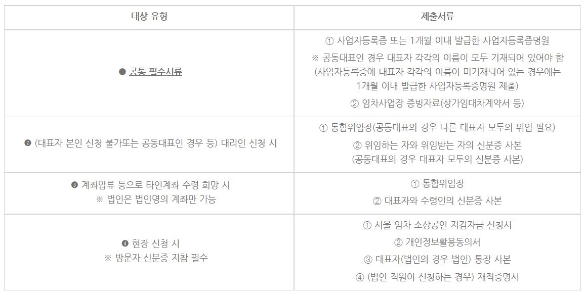 소상공인 지킴자금