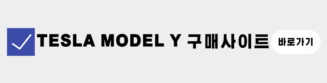 TESLA MODEL Y 구매사이트