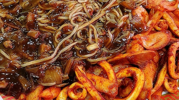 생생정보-대결맛대맛-오징어볶음쟁반짜장-복분자탕수육