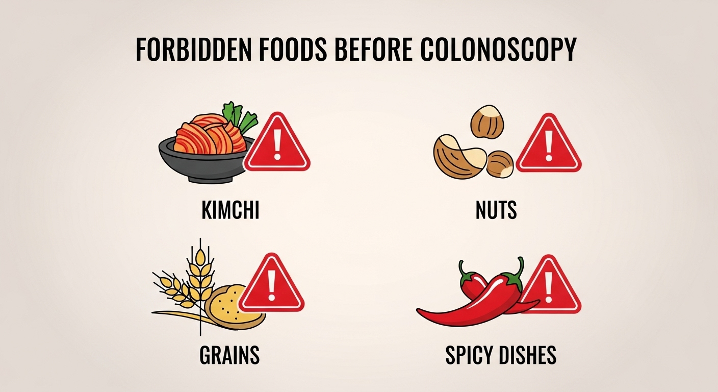 대장내시경 전 먹어도 되는음식