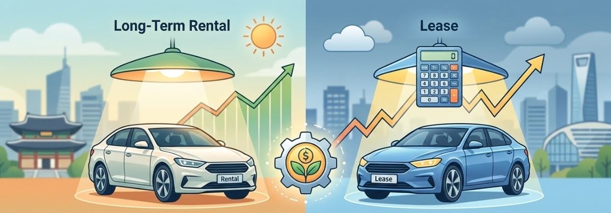 2026년 금리 기준 장기렌트 vs 리스 무엇이 유리할까? 이미지